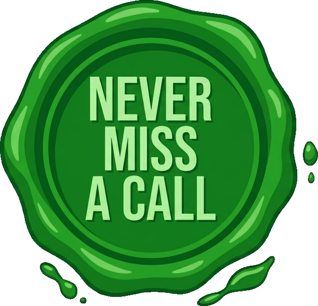 Never miss a call wax seal